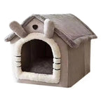 All-Season Soft Cushion Pet Tent for Indoor Dogs and Cats, Easy-Clean Cozy Bed